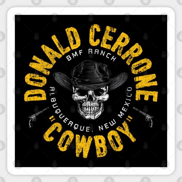 Cowboy Cerrone Sticker by huckblade